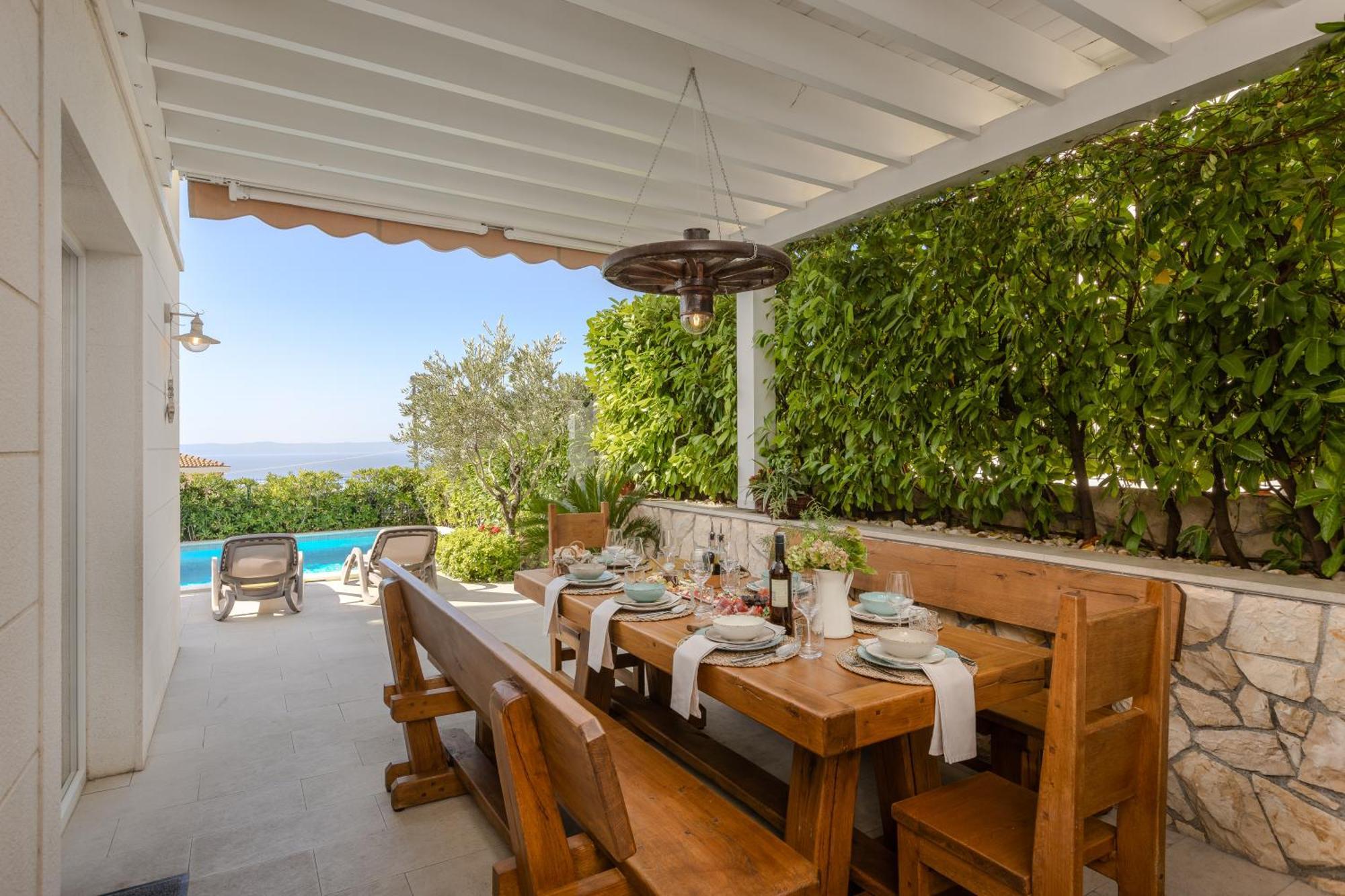 Villa Luka Makarska Bagian luar foto